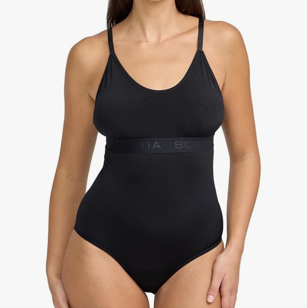 New BCBGMAXAZRIA womens Seamless Waist Sculptor Bodysuit Size Small